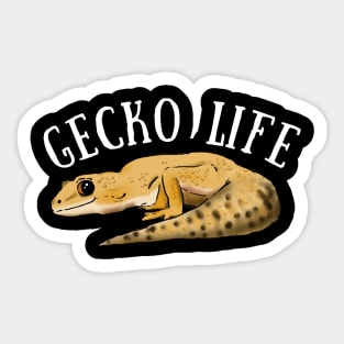 Gecko Life, Leopard Gecko, Gecko Lover Sticker